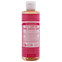 Dr. Bronner's Pure Castile Liquid Soap - Rose 